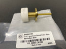 Signature Hardware 484108 Jarek 1-1/4 Inch Diameter Round Cabinet Knob - White Marble / Satin Brass