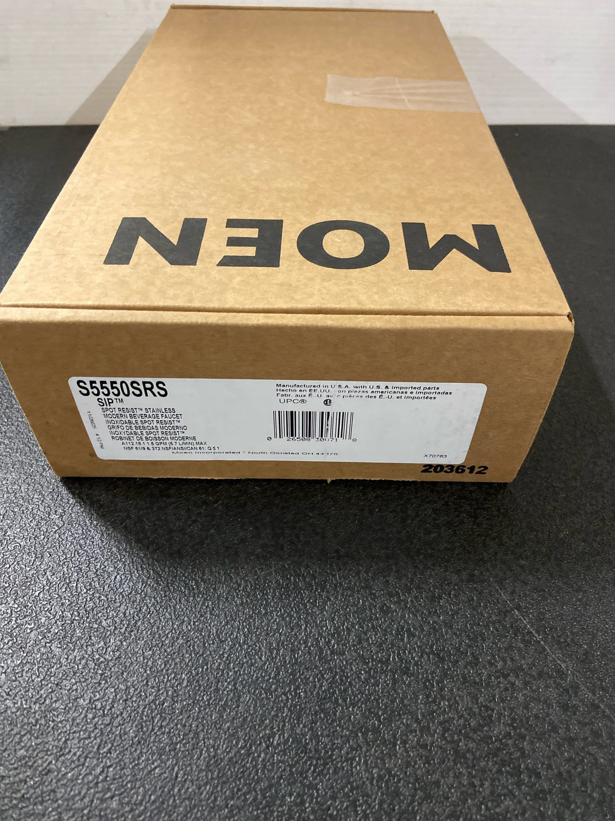 Moen S5550SRS Nio 1.5 GPM One Handle High Arc Beverage Faucet - Spot Resist Stainless