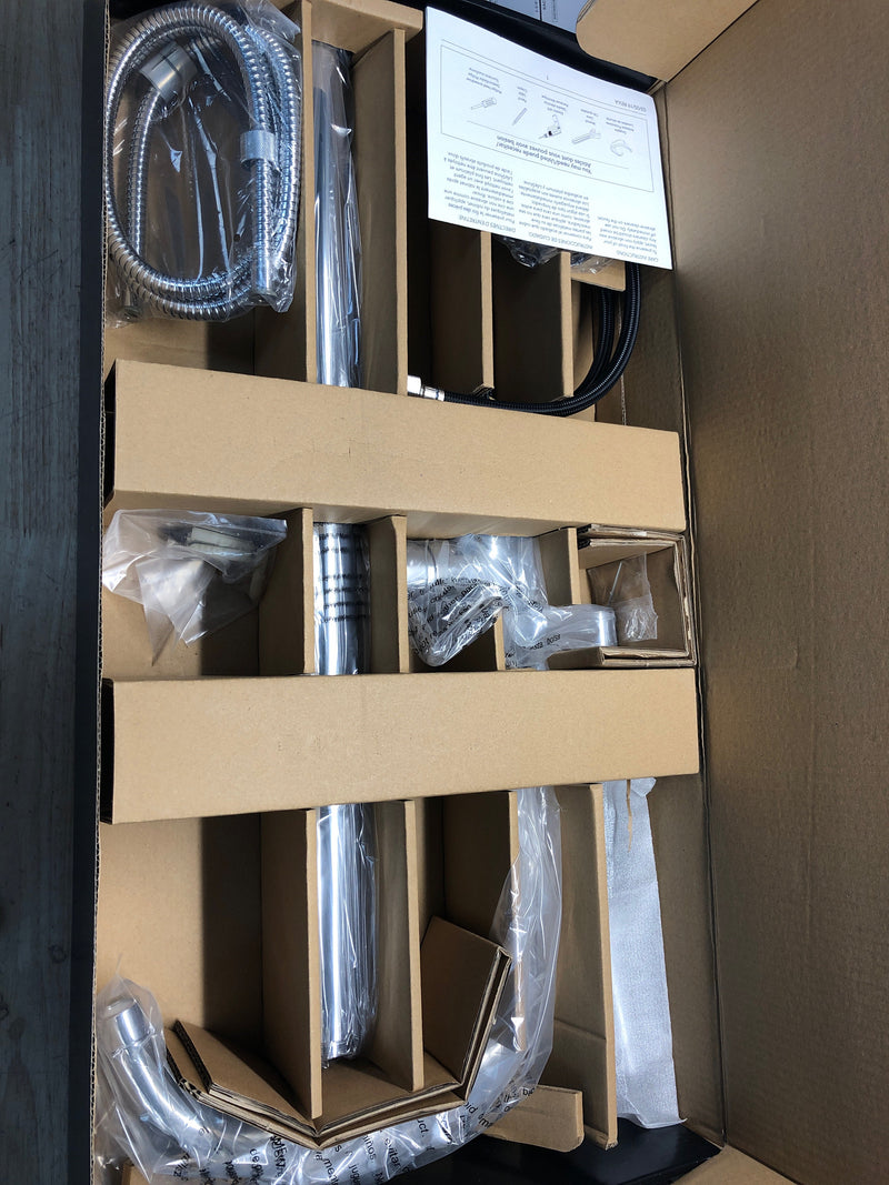 Miseno Mtf194 Floor Mounted Tub Filler - Chrome