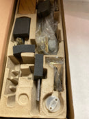 Baldwin 85390003ACLH Minneapolis Left Handed Sectional Handleset with 5162 Lever - Minus Deadbolt - Polished Brass