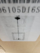 Elegant Lighting LD6105D16S Eclipse 4 Light 16" Wide Taper Candle Chandelier - Vintage Silver