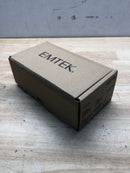 Emtek 720OT-TWB Old Town Crystal Privacy Knobset from the Sandcast Bronze Collection - Tumbled White Bronze