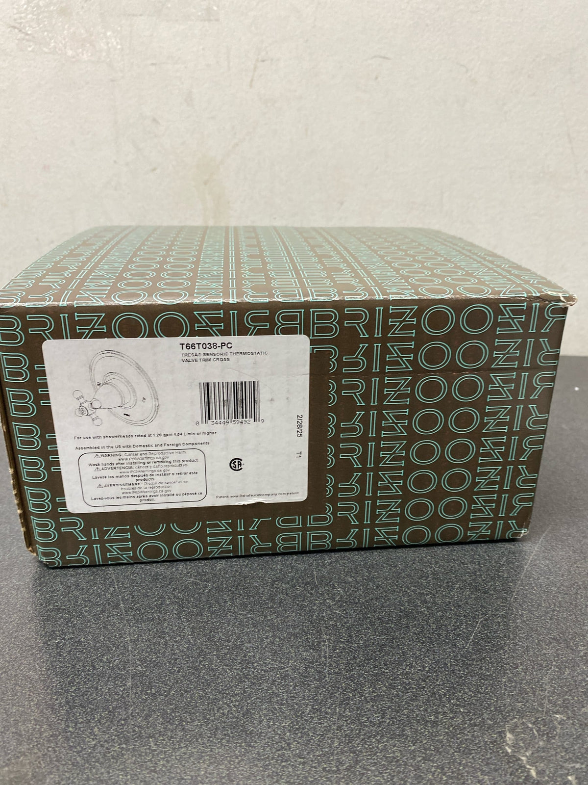 Brizo Brizo Traditional: Sensori Thermostatic Valve Trim - Cross