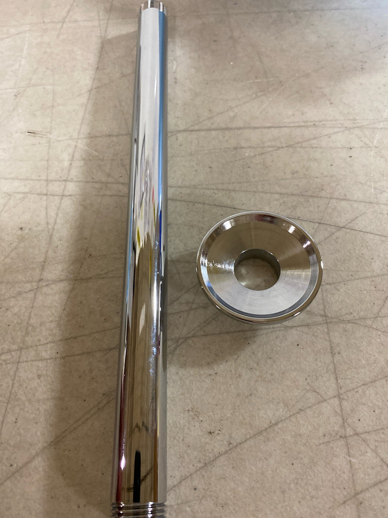 Kohler 12 in. Ceiling Mount Showerarm in Polished Chrome