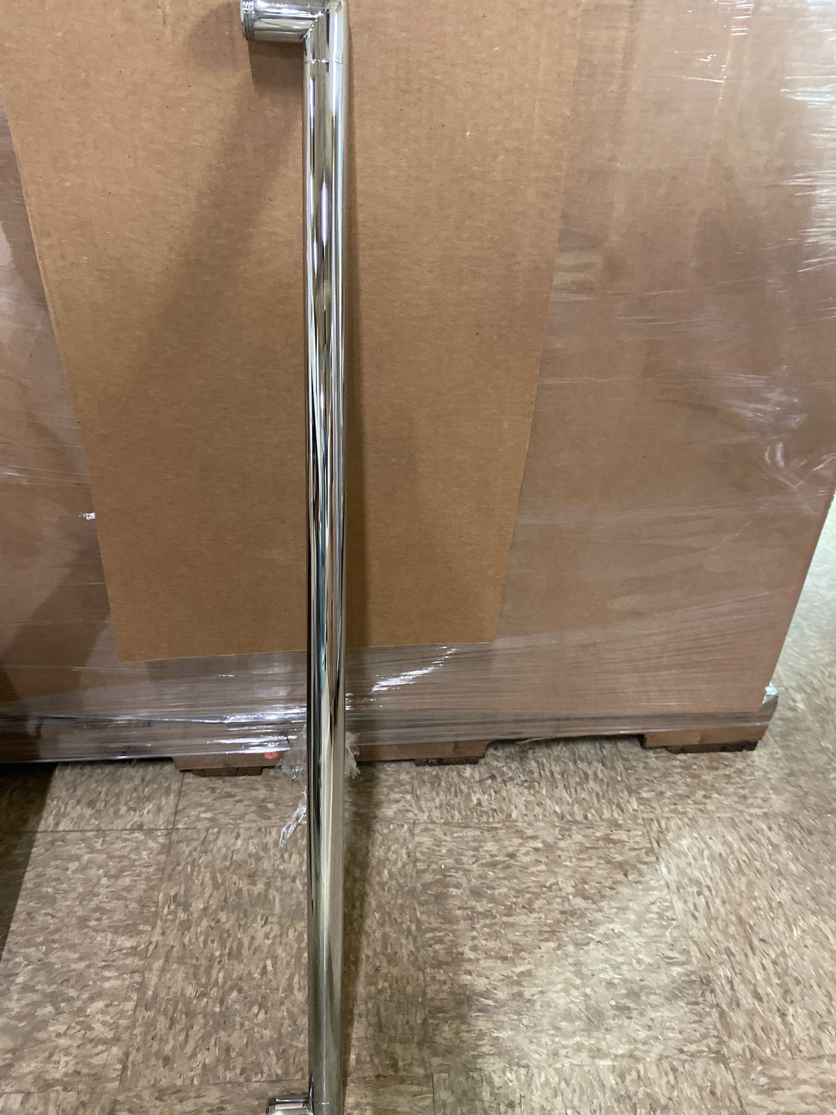 Ginger 5085SQ/PC 36" Square Corner Grab Bar Tube - Polished Chrome