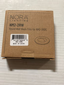 Nora Lighting NM2-2RWB M2 2" Wall Wash Recessed Trim - Black