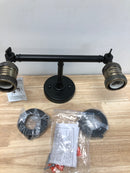 Innovations 208-BAB Two Light Bath Vanity from Franklin Restoration Collection