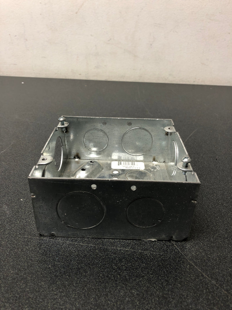 Steel city 72171341-20R 4 in. 42 cu. in. 2-1/8 in. Deep Square Box