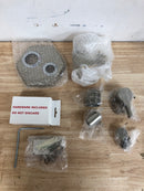 hansgrohe Locarno Transitional 2-Handle 7-inch Wide Thermostatic Shower Trim for Rough-in Valve with Diverter in Brushed Nickel, 04820820