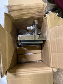 Eglo 201773A Kissling 34.65 in. W x 6.65 in. H 4-Light Chrome Bathroom Vanity Light with Clear Glass with Crystal Strands