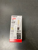 Satco 8 Watt ST19 LED - Clear - Medium base - 90 CRI - 3000K - 120 Volt