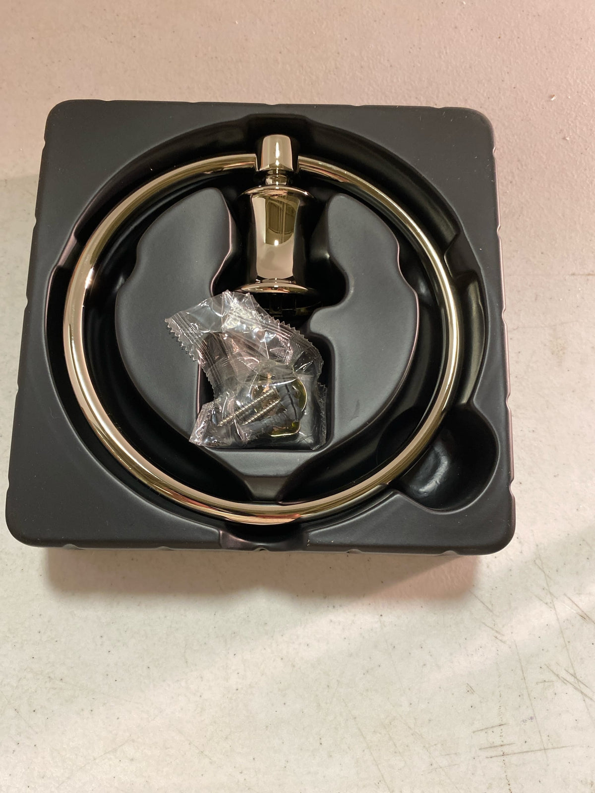 Signature hardware 446875 Pendleton Wall Mounted Towel Rings in Polished Nickel