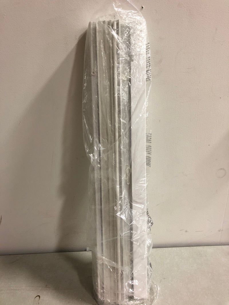 Perfect lift window treatment QJWT310640 White Cordless Room Darkening Faux Wood Blinds with 2 in. Slats - 31.5 in. W x 64 in. L