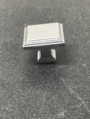 Atlas Homewares 289-CH Sutton Place 1-1/4 Inch Square Cabinet Knob - Polished Chrome