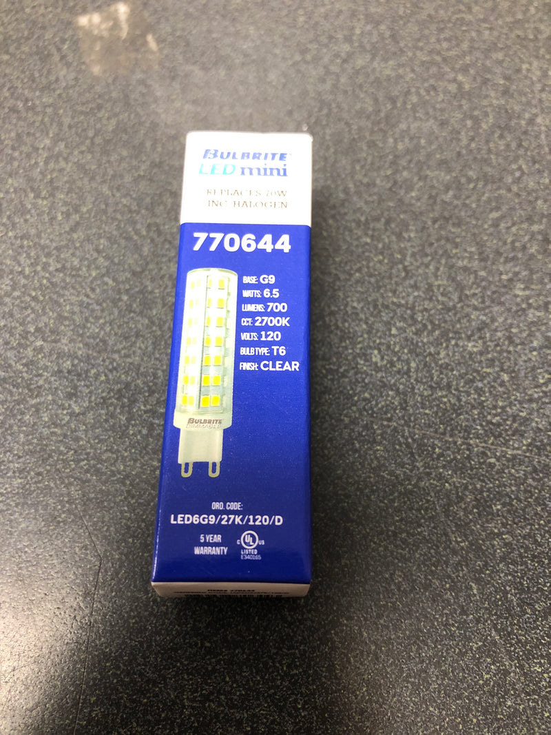 Bulbrite 15-Watt Equivalent T3 Dimmable LED Bulb Soft White Light 3000K- Pack