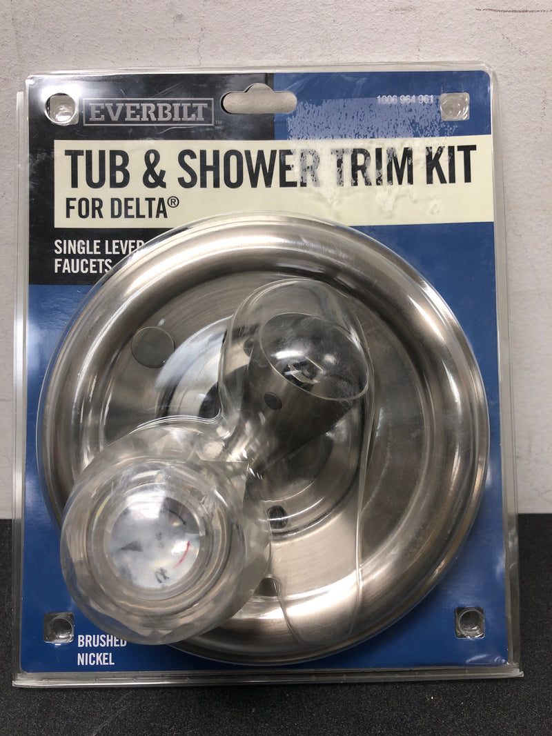 Everbilt 29250 1-Handle Shower Valve Trim Kit for Delta Shower Faucets in Brushed Nickel
