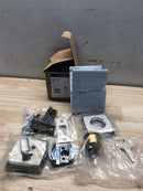 Baldwin 8285056 Soho Style Single Cylinder Keyed Entry Deadbolt - Satin Nickel