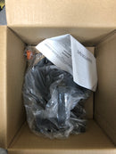 Hampton bay HDP00833 Chartwell 1-Light Black Hardwired Outdoor Wall Lantern Sconce