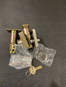 Emtek 8469US15 Square Brass Modern Single Cylinder Keyed Entry Deadbolt - Satin Nickel