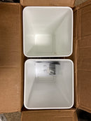 Rev-a-shelf RV-15PB-2 S White Double 27 Qt Pullout Trash Can for Kitchen Cabinet