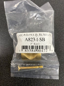 Alno A823-1-SB Contemporary 1 Inch Cylindrical Whistle Cabinet Knob - Satin Brass