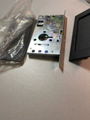 Emtek 2114US19138 Modern Rectangular 7-1/4 Inch Passage Mortise Pocket Door Pull for 1-3/8" Thick Doors - Flat Black