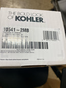Kohler K-10541-2MB 18" Grab Bar with Traditional Design - Vibrant Brushed Moderne Brass