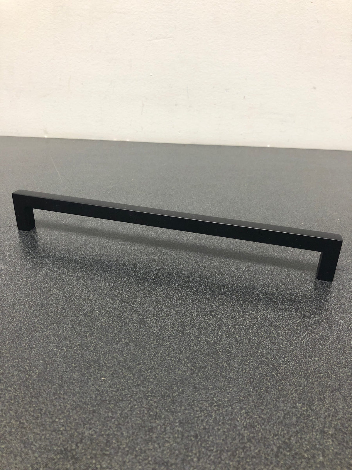 Emtek 86709US19 Warwick 10 Inch Center to Center Handle Cabinet Pull from the Modern Rectangular Collection - Flat Black