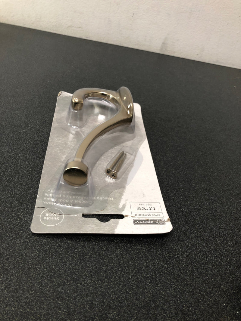 Liberty Hardware B34865C-CZ-U Pilltop 5-5/8" Long Double Pronged Utility Hook - Champagne Bronze