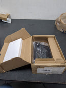 Emtek 2113US19138 Modern Rectangular 7-1/4 Inch Single Cylinder Keyed Entry Mortise Pocket Door Lock for 1-3/8" Thick Doors - Flat Black