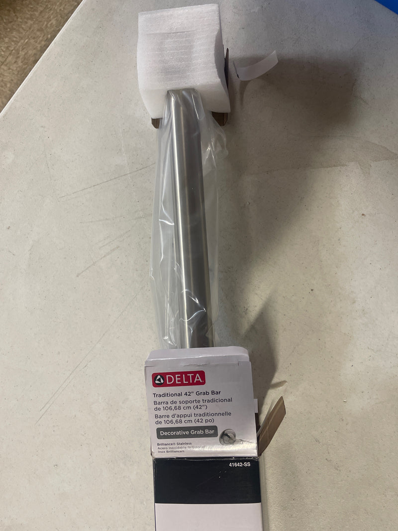 Delta 41642-SS 42" Traditional Grab Bar - Brilliance Stainless