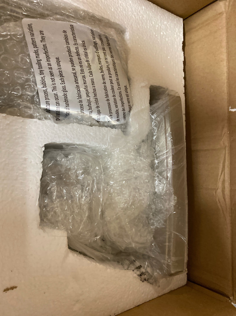 Z-Lite 1929-1S-BN Zaid Single Light 8" Tall Bathroom Sconce with a Clear Chisel Glass Shade - Brushed Nickel