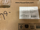 Houzer 31" Stainless Steel Undermount 50/50 Double Bowl Kitchen Sink