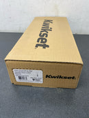 Kwikset 818PVHLIP-S.STRKP Prava Sectional Single Cylinder Keyed Entry Exterior Pack Handleset with SmartKey - Matte Black/Satin Brass