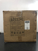 Elegant Lighting LD2224C Baxter 12" Wide Single Light Pendant with Clear Glass Shade - Chrome / Clear