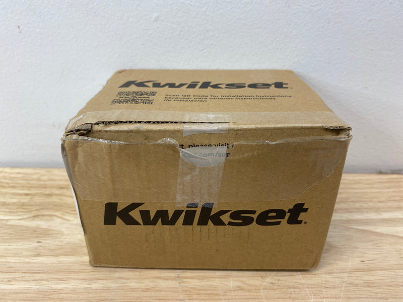 Kwikset 985-514S.STRKP 980 Double Cylinder Keyed Entry Deadbolt from the Signature Series - Matte Black