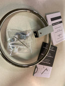 Amerock BH36082PN Monument 6-1/2" Wall Mounted Towel Ring - Polished Nickel