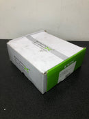 INOX SE105L471-32D Frankfurt Passage Door Lever Set with 2-3/4 Inch Backset, SE Series Square Rose, and TL4 28 Degree Latch - Satin Stainless Steel