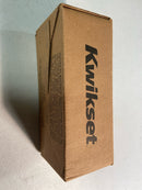 Kwikset 750H-15 Hancock Storeroom Keyed Entry Door Knob Set with Round Rose - Satin Nickel