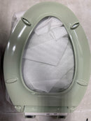 KOHLER 4733-RL-42 Glenbury ReadyLatch Quiet Close Elongated Toilet Seat, Soft Close Toilet Seats, Aspen Green