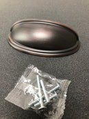 Amerock BP36640ORB Ashby 3 and 4 Inch Center to Center Cup Cabinet Pull - Oil-Rubbed Bronze