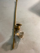 Signature Hardware SH251BG Toilet Supply Kit with 5/8" OD X 3/8" OD Angle Stop - Brushed Gold