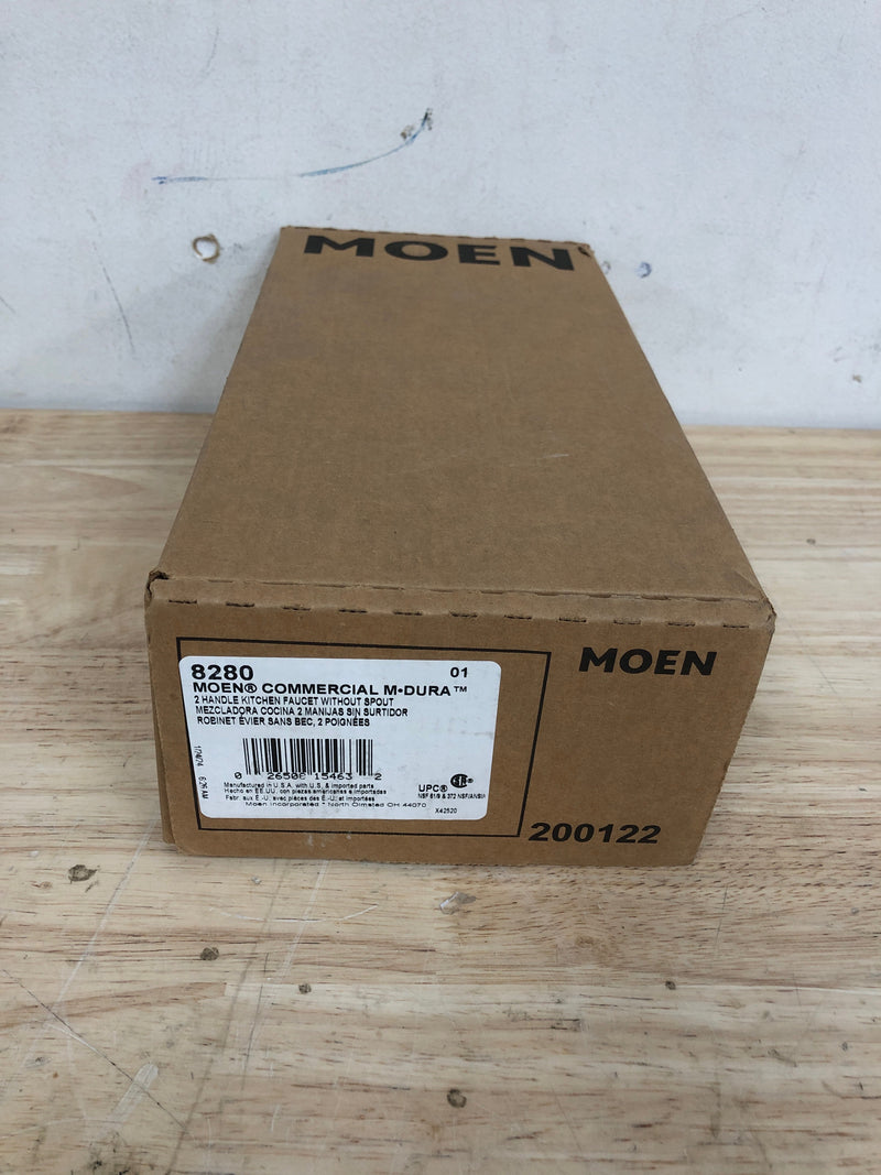 Moen 8280 Commercial M-Dura Kitchen Faucet without Spout, Chrome