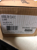Kwikset 488BLRH-514V1 Right Hand Balboa Lever Half Dummy with New Chassis Iron Black Finish