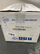 Justice Design Group CER-0945-BIS-LED1-1000 Ambiance 5.75" Wall Sconce - Bisque