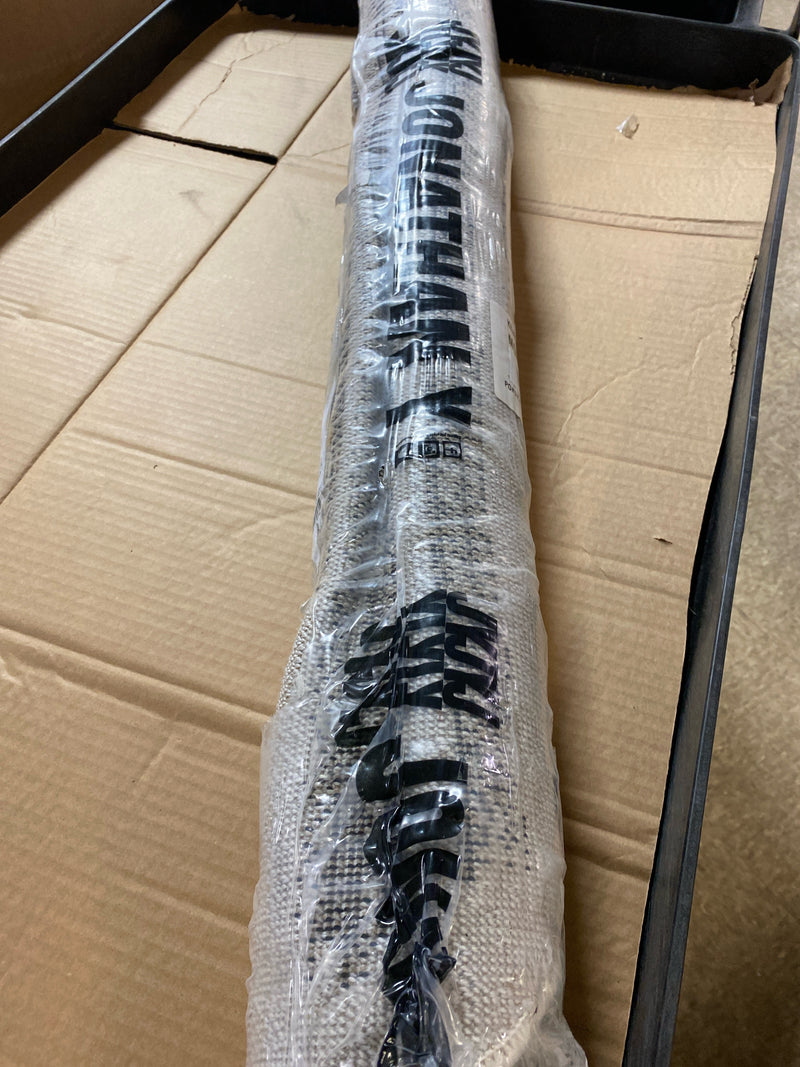 Jonathan y MOH207A-4R Khalil Modern Berber Stripe Cream/Black 4 ft. Round Area Rug