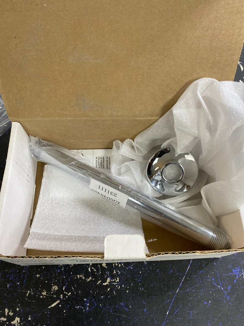 Delta U4999 10" Ceiling Mounted Shower Arm and Shower Arm Flange - Chrome