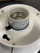 Progress Lighting P5603-30 Utility Lantern Outdoor, 4-7/8-Inch Diameter x 6-1/4-Inch Height, White