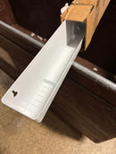 Rev-A-Shelf Lazy Daisy 30 in. Polymer Sink Front Tip Out Tray and Hinges White-LD-6591-30-11-1
