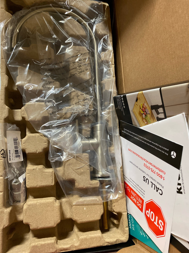 Kraus FF-103SFS Oletto Single Handle Beverage Faucet in Spot Free Stainless Steel